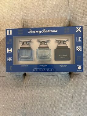 New Tommy Bahama Maritime 3 x 0.5 fl oz Men's Cologne Gift Set